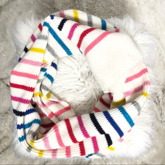Gap Multi Colour Striped Knit Scarf NWT
